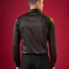 Black Thread Embellished Mens Shirt