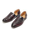 Wine Hued Festive Loafer Faux Leather