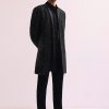 Black Indo Western Lapel Jacket With Shirt And Pant
