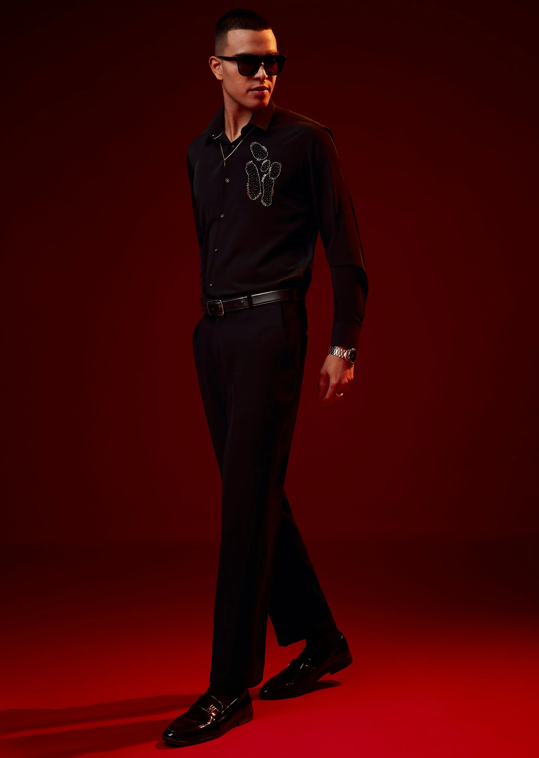 4192-black-embellished-festive-shirt-1.webp Black Embellished Festive Shirt