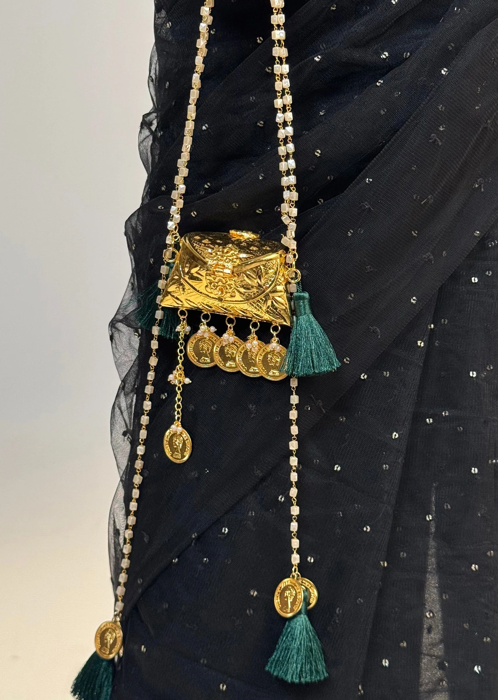 429-gold-pearl-coin-charm-potli-bag-1.webp Gold Pearl Coin Charm Potli Bag