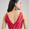 4348-red-tussar-silk-ikat-blouse-2.webp Red Tussar Silk Ikat Blouse