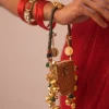 Mini Gold Motif Potli Bag