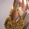Gold Ghungroo Embellished Potli Bag