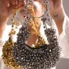 Silver Ghungroo Embellished Potli Bag