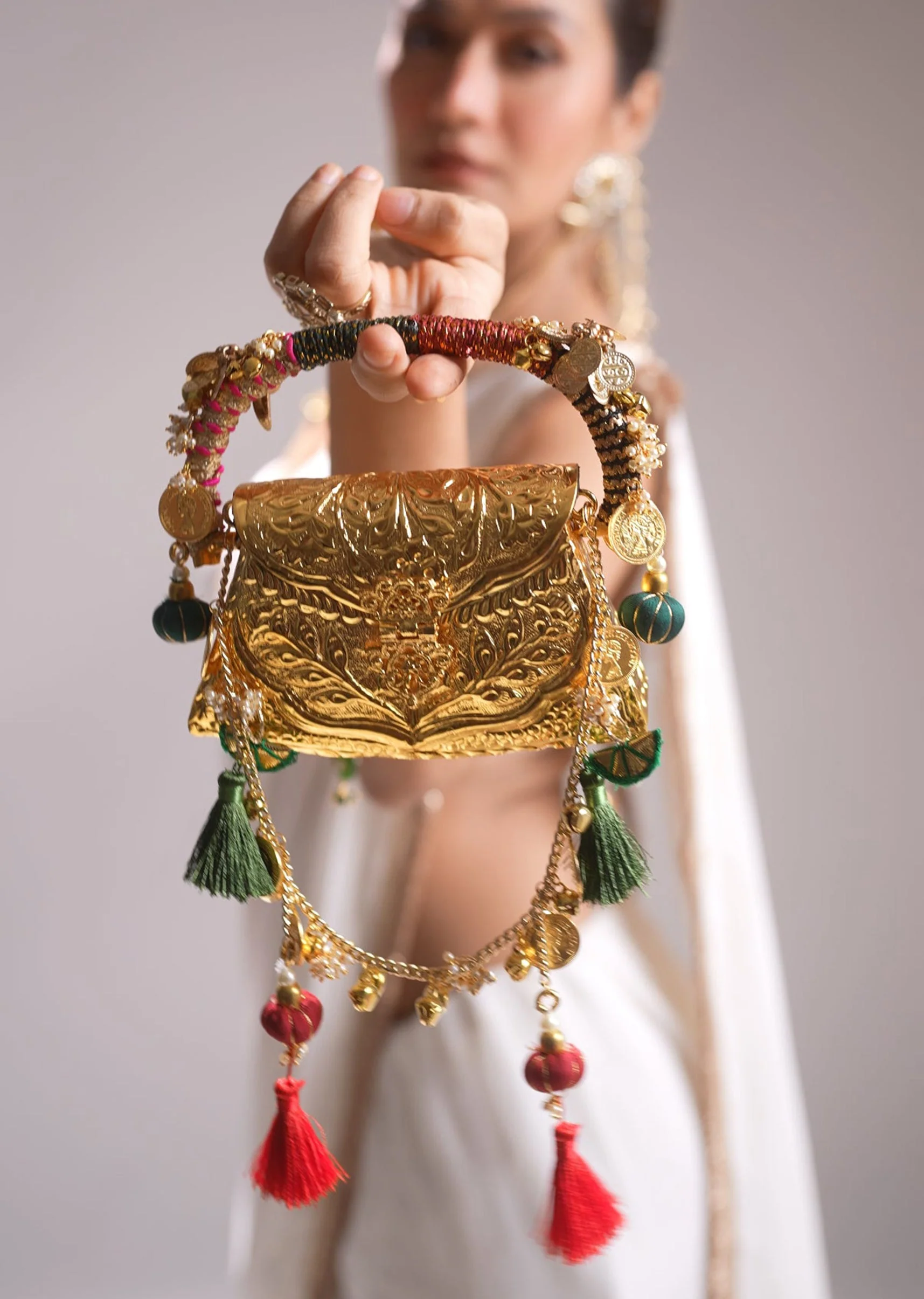 Regal Gold Handcrafted Potli Bag
