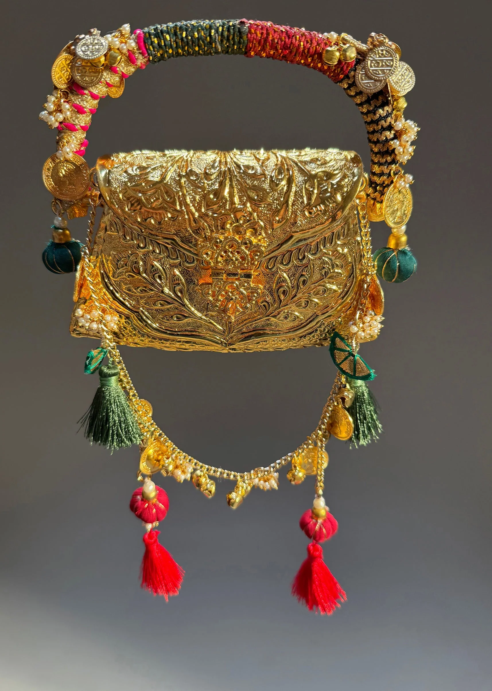 Regal Gold Handcrafted Potli Bag