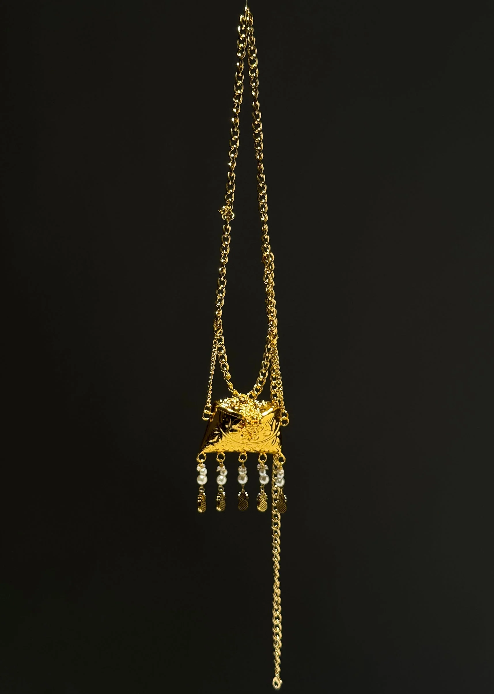 Gold Filigree Waist Chain
