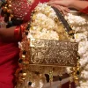 Gold Heritage Embellished Handbag