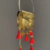 Gold Elephant Motif Potli Bag
