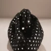 Black Mirror Stud Clutch Bag
