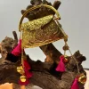 Gold Embossed Handle Potli Handbag