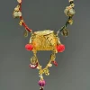 Gold Embossed Multicolour Potli Bag