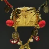 Gold Embossed Multicolour Potli Bag
