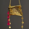 Vintage Envelope Style Gold Handbag