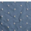Blue Organza Parsi Gara Embroidered Saree
