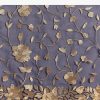 Blue Organza Parsi Gara Embroidered Saree