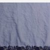 Dark Blue Organza Embroidered Saree With Unstitched Blouse