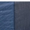Navy Blue Dual Shaded Sequins Saree With Scalloped Border