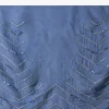 Navy Blue Dual Shaded Sequins Saree With Scalloped Border