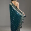 Royal Blue Dola Silk Woven Saree