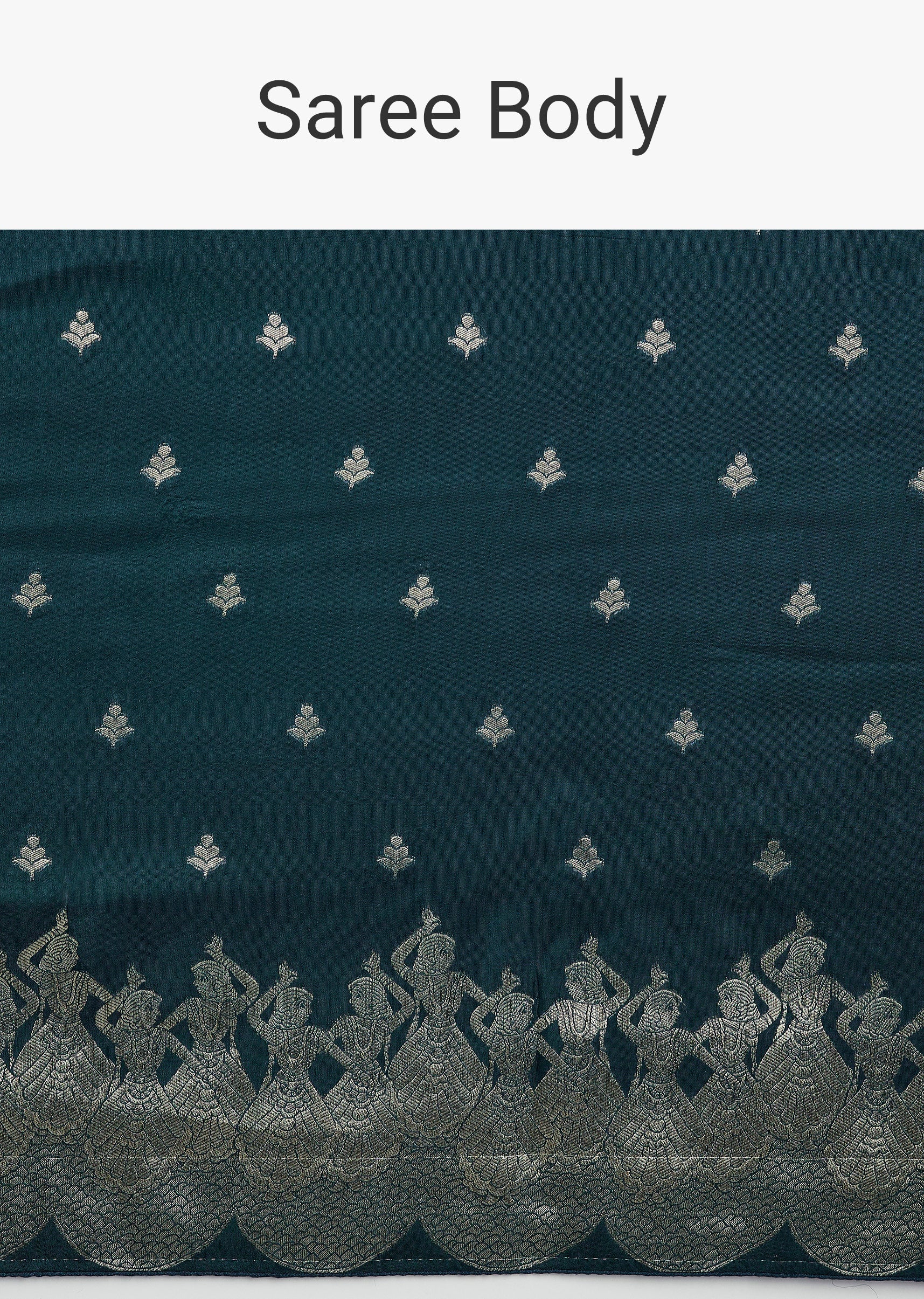 Royal Blue Dola Silk Woven Saree