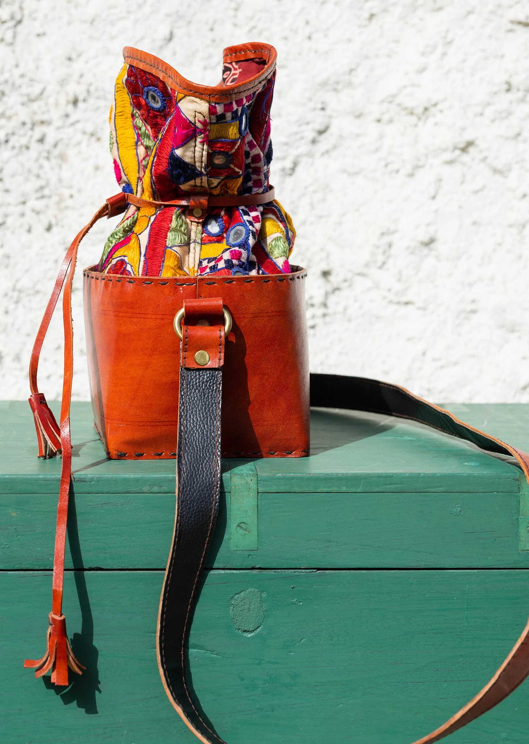 Handcrafted & Hand-Embroidered Leather Bags