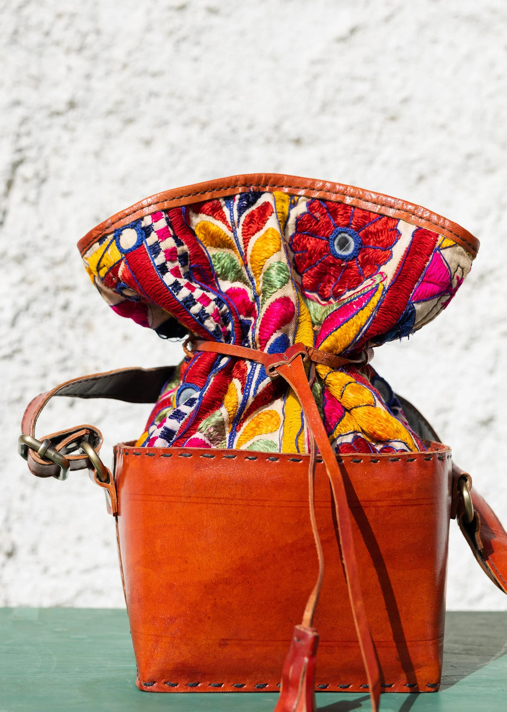 Handcrafted & Hand-Embroidered Leather Bags