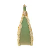Gold Zardozi Embroidered Bag with Bead Tassels