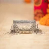 Silver Pearl Embellished Tassel Bag