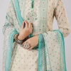 Blue Chanderi Kurta Set With Zari And Sequins