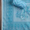 Blue Cotton Suit Set