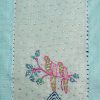 Blue Embroidered Linen Unstitched Suit