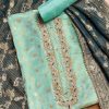 Blue Tissue Unstitched Suit Set
