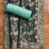 Blue Tissue Unstitched Suit Set