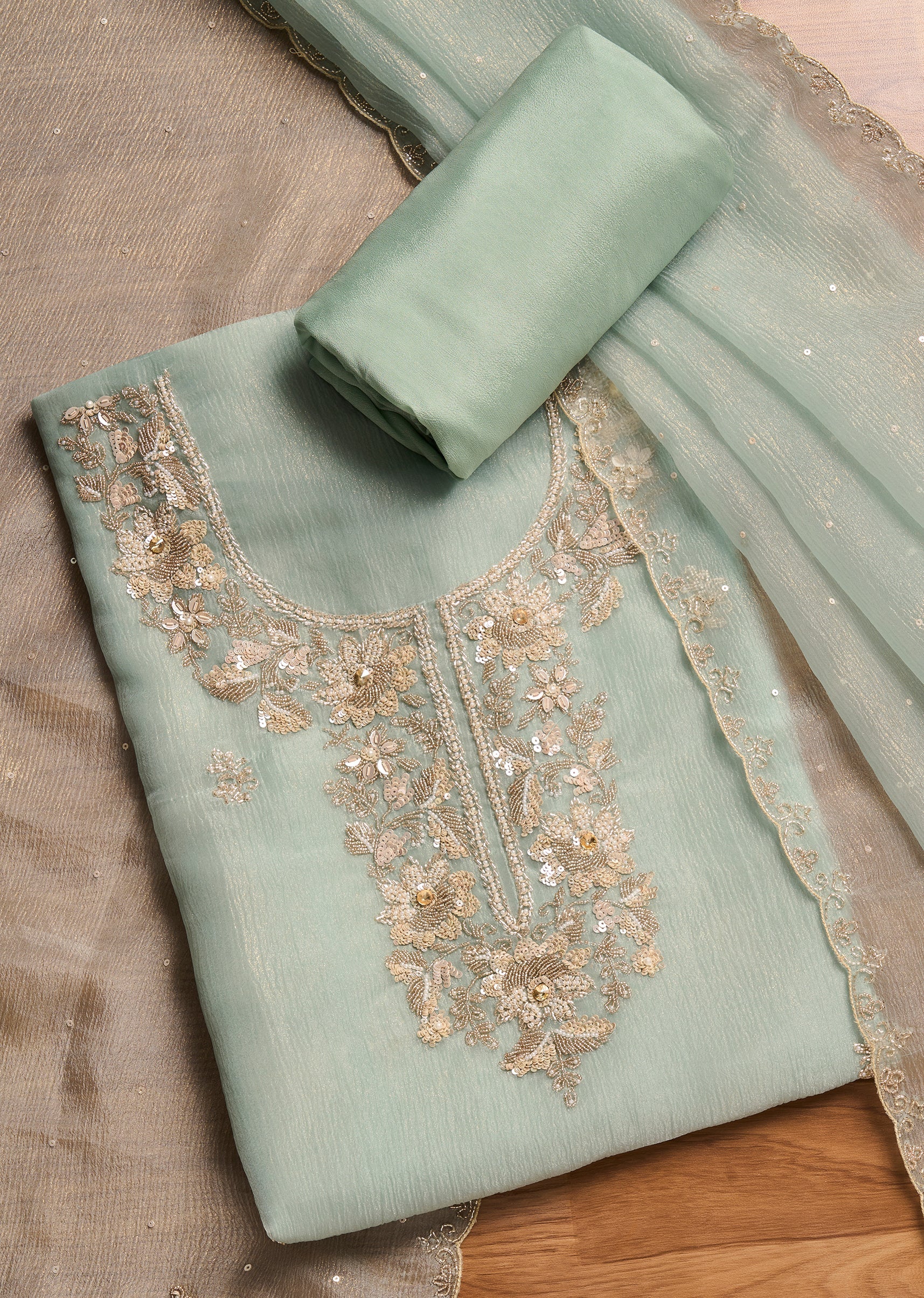 4773-blue-tissue-unstitched-suit-with-dupatta-1.jpg Blue Tissue Unstitched Suit With Dupatta