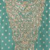 Elegant Blue Chanderi Suit Fabric with Dupatta