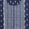 Dark Blue Cotton Printed Unstitched Suit Set