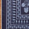 Dark Blue Cotton Printed Unstitched Suit Set