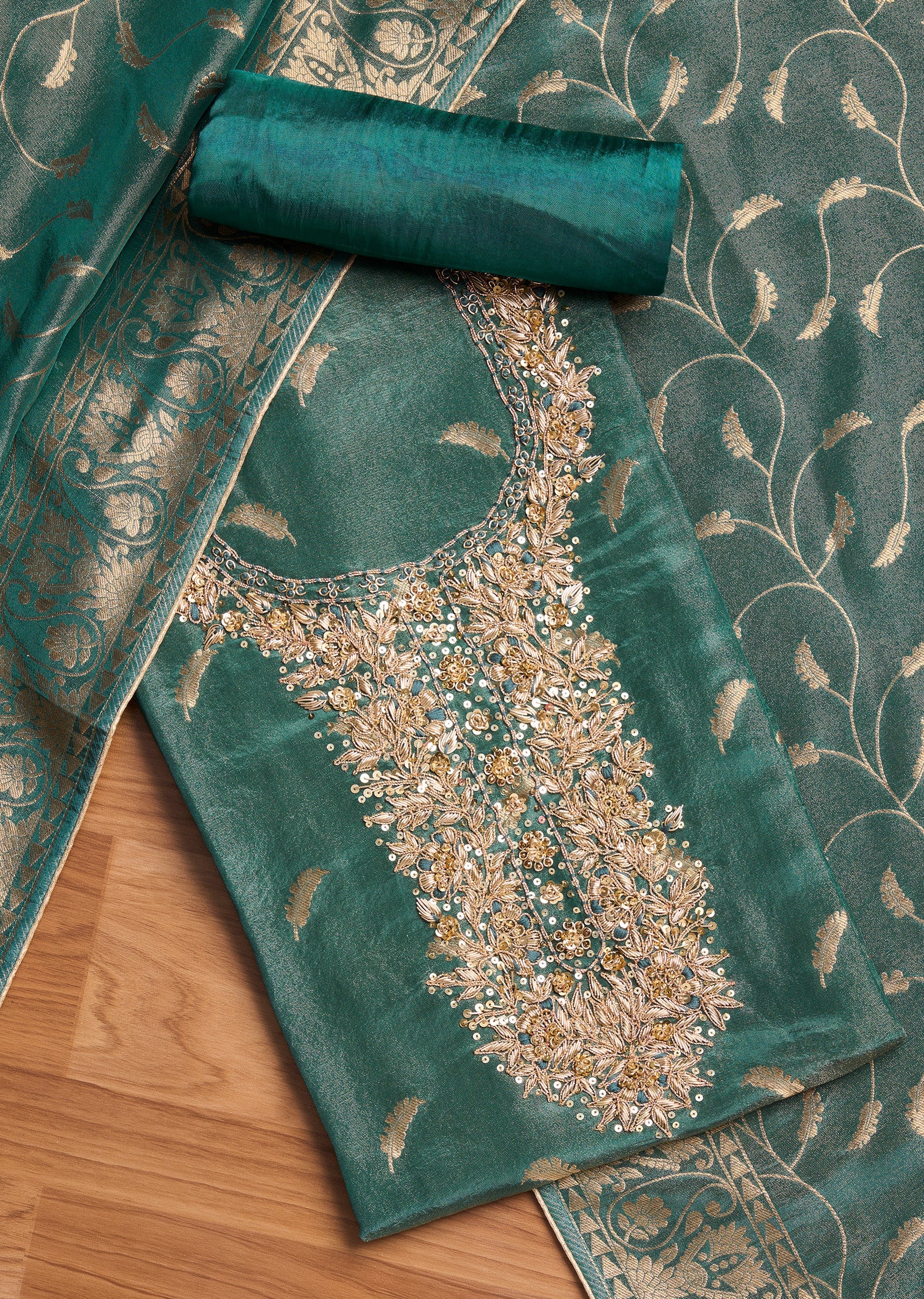 4780-blue-tissue-embroidered-unstitched-suit-set-1.jpg Blue Tissue Embroidered Unstitched Suit Set
