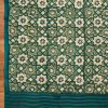 Azure Blue Chanderi Printed Unstitched Suit Set