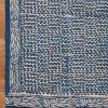 Vibrant Blue Chanderi Printed Unstitched Suit Set