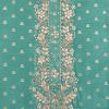 Blue Embroidered Chanderi Suit