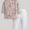 Multi Floral Kids Kurta Set
