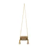 Gold Pearl Encrusted Antique Metal Bag