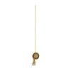Gold Pearl Encrusted Antique Metal Bag