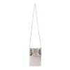 Silver Mirror Embellished Flap Bag