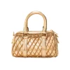 Gold Lycra Quilted Bag