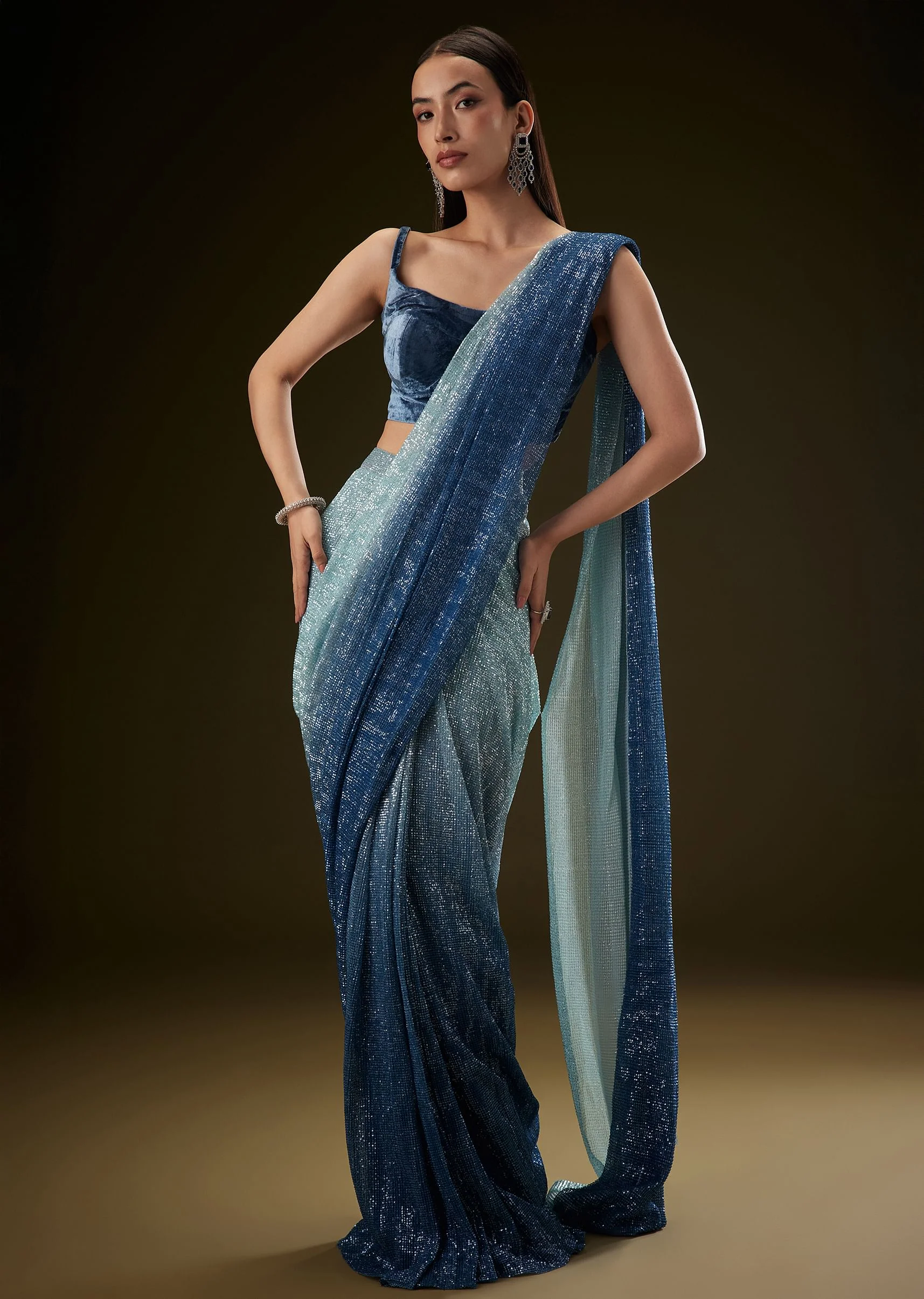 4926-teal-ombre-sequence-ready-to-wear-saree-with-velvet-blouse-1.webp Teal Ombre Sequence Ready To Wear Saree With Velvet Blouse
