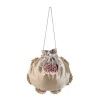 Silver and Gold Potli Bag with Crescent Motif